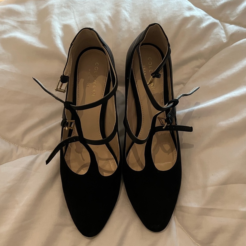 Cole Haan strappy block heels